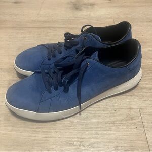 Cole Haan Grand Pro Blue Suede L Shoes Sneakers Mens Size‎ 10 M